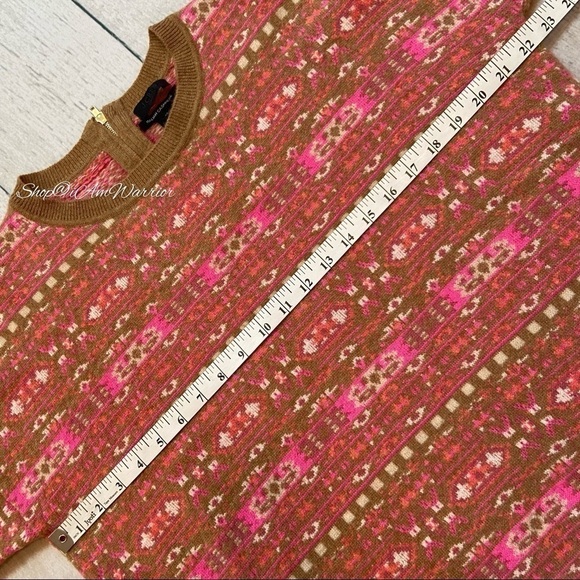 J.Crew Collection Italian cashmere digital fair isle short sleeve sweater - Picture 7 of 10